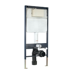 Single Piece Slim Concealed Cistern with Floor Mounting Frame JCS-WHT-2400FP
