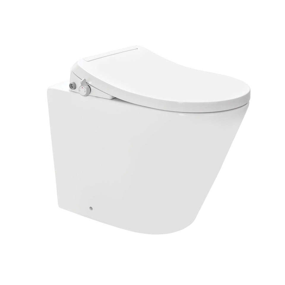 ITS-WHT-15955P180PP - Bidspa Rimless Back To Wall Electronic WC