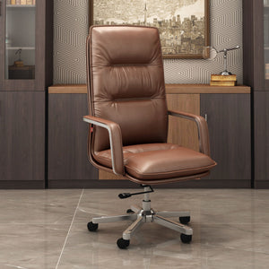 Camden Premium Leatherette Chair, High Back
