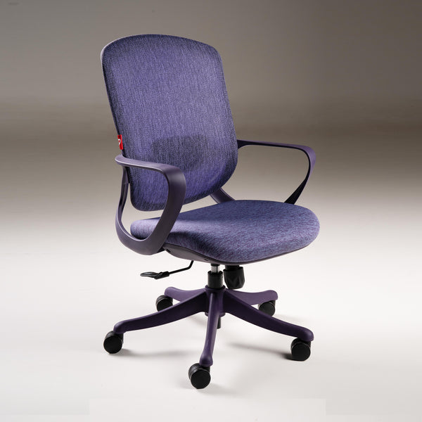Cove Adapt - Fabric Home Office Chair in Purple
