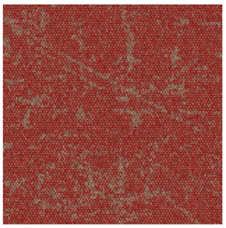 Ice Breaker carpet tile – Garnet 106196 (Deep Red)