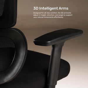 Vestra Focus - Fabric Ergonomic Chair in Black