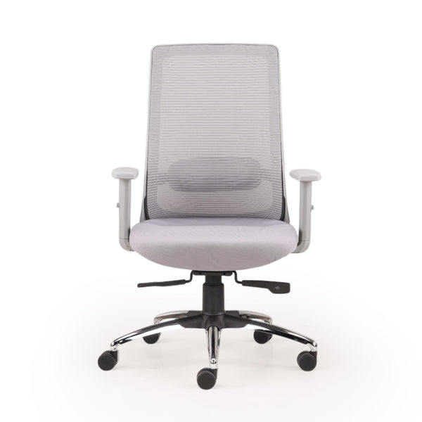 Aristo Focus - Fabric Ergonomic Chair in Light Grey