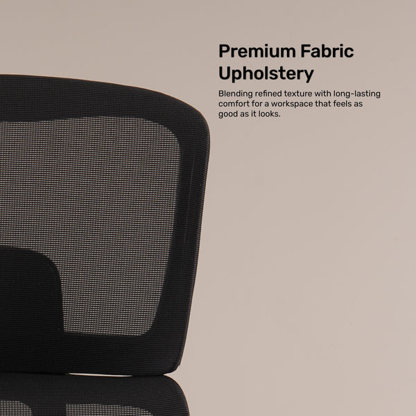 Vestra Focus - Fabric Ergonomic Chair in Black