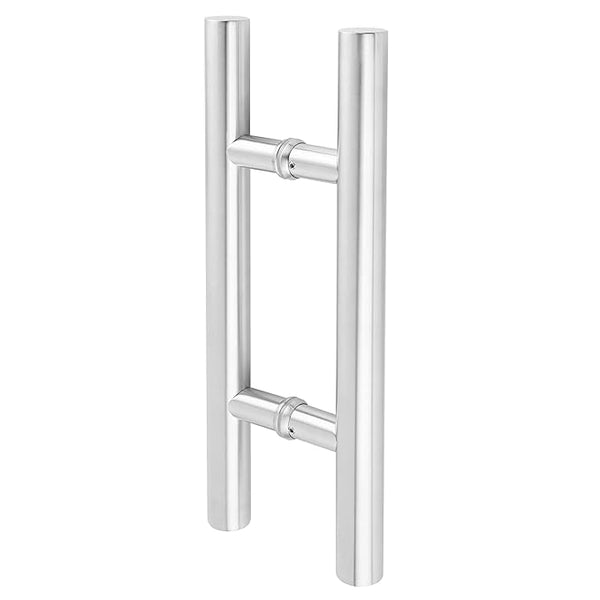 H Type Pull Handle 25x450mm C/C for Steel/Wood/Glass Door Finish : SS, Finish : Natural
