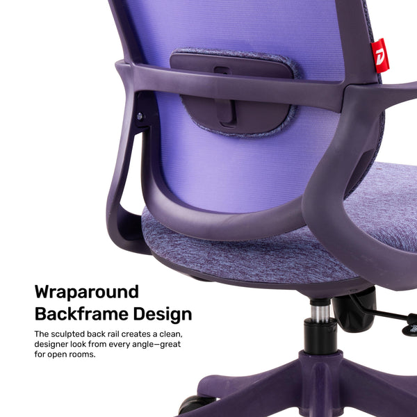 Cove Adapt - Fabric Home Office Chair in Purple