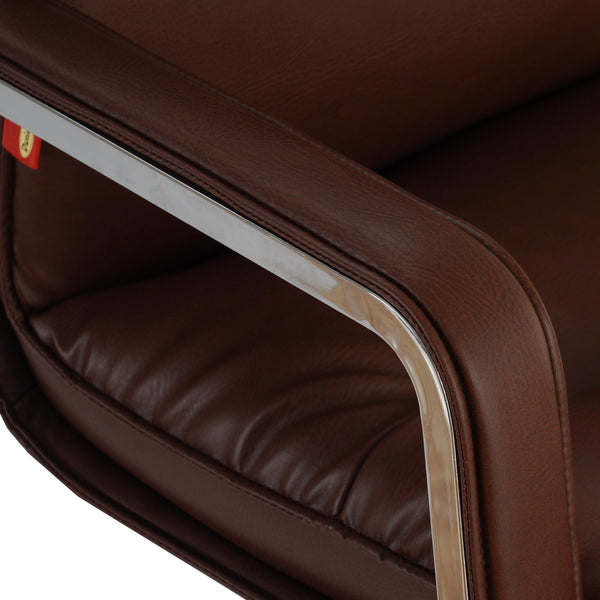 Camden Premium Leatherette Chair, High Back