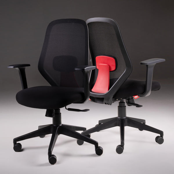 Synergy Focus - Fabric Ergonomic Chair in Black