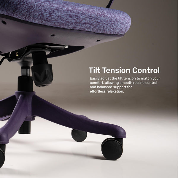Cove Adapt - Fabric Home Office Chair in Purple