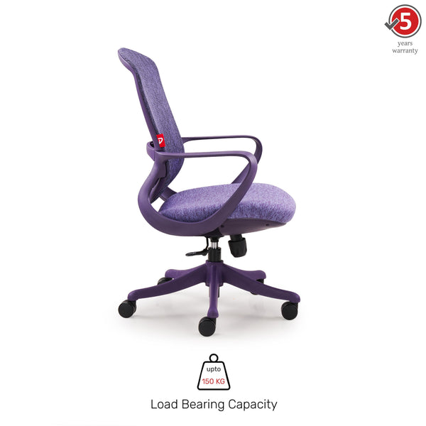 Cove Adapt - Fabric Home Office Chair in Purple