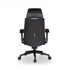 Elentra Ace - Leatherette Signature Chair in Grey (High Back)