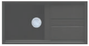 Best 475 Kitchen Sink with Vegetable Bowl / Drain Board