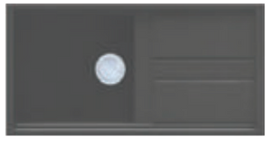 Best 475 Kitchen Sink with Vegetable Bowl / Drain Board