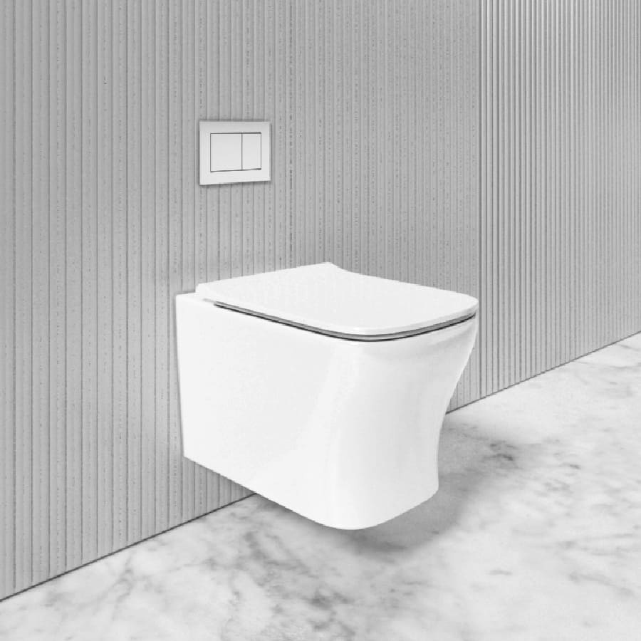 C004-WC
Rimless Wall Hung Closet with Soft Close UF Seat Cover