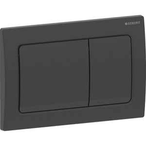 Face Plate ALPHA01 SQUARE BLACK MATT - 115.055.14.1