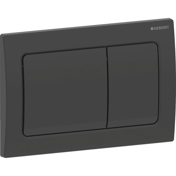 Face Plate ALPHA01 SQUARE BLACK MATT - 115.055.14.1