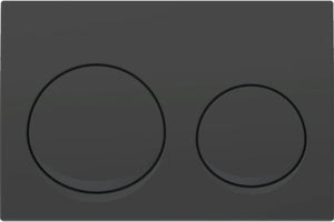 Face Plate ALPHA25 SQUARE BLACK MATT - 115.045.14.3