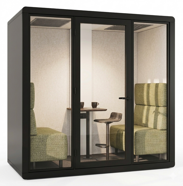 DOUBLE BOOTH - LHS OPENING - 2200 X 1200 X 2200MM