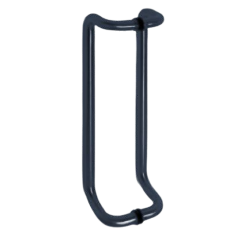 D OFFSET HANDLE- SS304, Body Colour Black Ht - 1200 mm