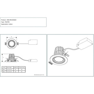 Philips EcoAccent RC271B RS271B LED40/830 PSU-E WB WH