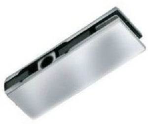 Top patch fitting for 10-12mm glass, SS Matt (981.50.020)
