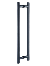 Pull handle H-shape body colour: Black
