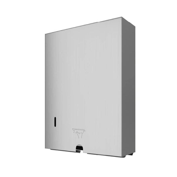 Paper Towel Dispenser S. Steel (C-fold / Multifold - 500 Tissue) - EP01