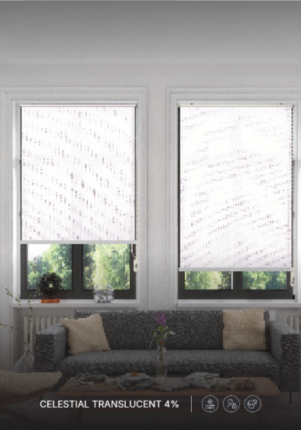 Roller Blinds | Celestial Translucent 4%