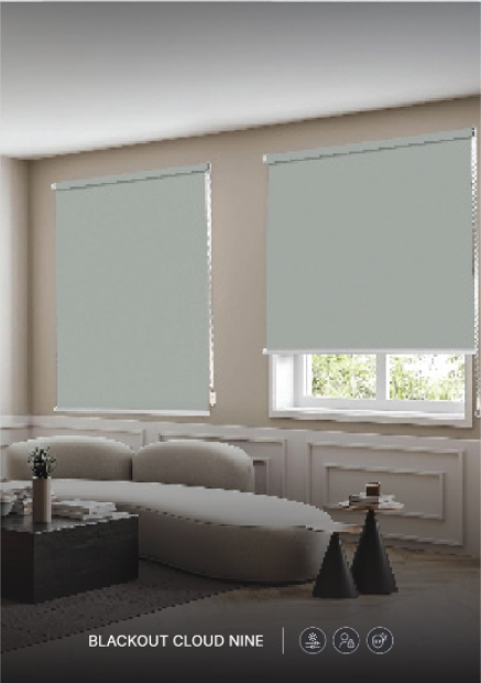 Roller Blinds | Blackout Cloud Nine