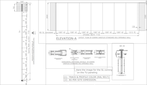 Sliding Folding Partition (Solid)