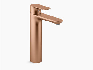 Aleo Tall single-handle bathroom sink faucet, 8.9 lpm - K-72298IN-4ND-BRD