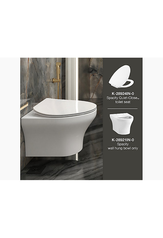 Spacity wall hung toilet bundle
