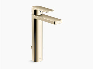 Parallel Tall single-handle bathroom sink faucet, 15.0 lpm - K-23475IN-4ND-AF