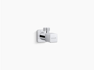 Complementary Square angle valve in polished chrome K-80158IN-9AV-CP