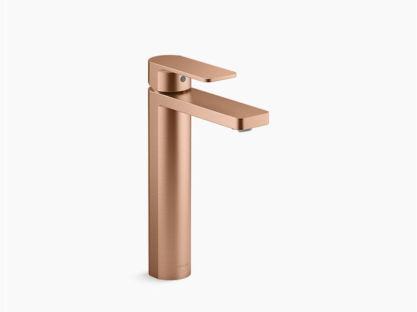 Parallel Tall single-handle bathroom sink faucet, 15.0 lpm - K-23475IN-4ND-BRD