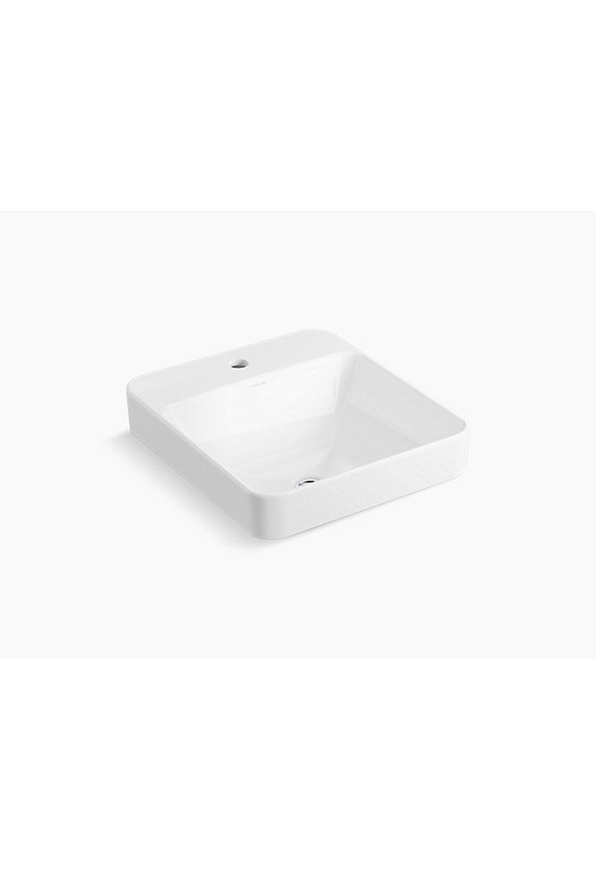 Forefront™
46 cm square vessel bathroom sink with glazed underside, no overflow

K-75374IN-1-0