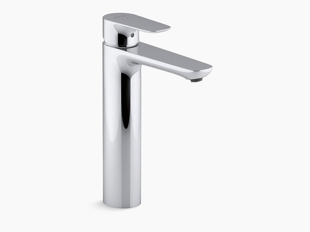 Aleo Tall single-handle bathroom sink faucet, 8.9 lpm - K-72298IN-4ND-CP