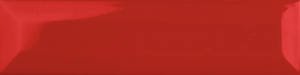 ROUND BEVELLED BLOOD RED