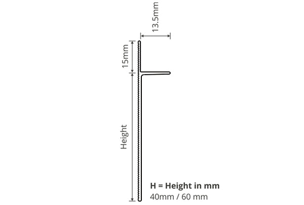Illusion Recessed - Modular Skirting
