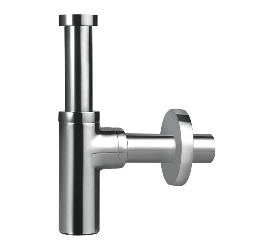 Bottle Trap 32mm with 225mm & 175mm Long Wall Connection Pipe & Wall Flange (Premium) Cat. No.: F850003