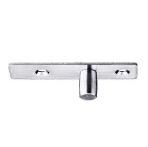 Top Pivot with SS Plate for Glass doors with Wooden Fixed Panel on Top, SS Matt (981.70.280)