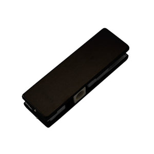 Top patch fitting for 10-12mm glass, Black Matt (981.50.083)