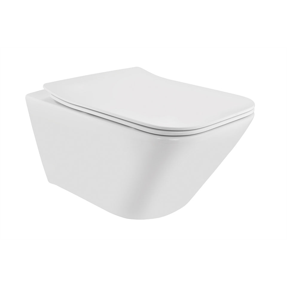 Rimless Blind Installation Wall Hung LAS-WHT-91953BIUFSM